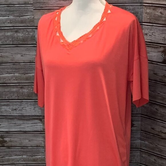 🔥🔥SALE🔥🔥Salmon Short Sleeve Soft T-Shirt NWOT - Picture 3 of 4